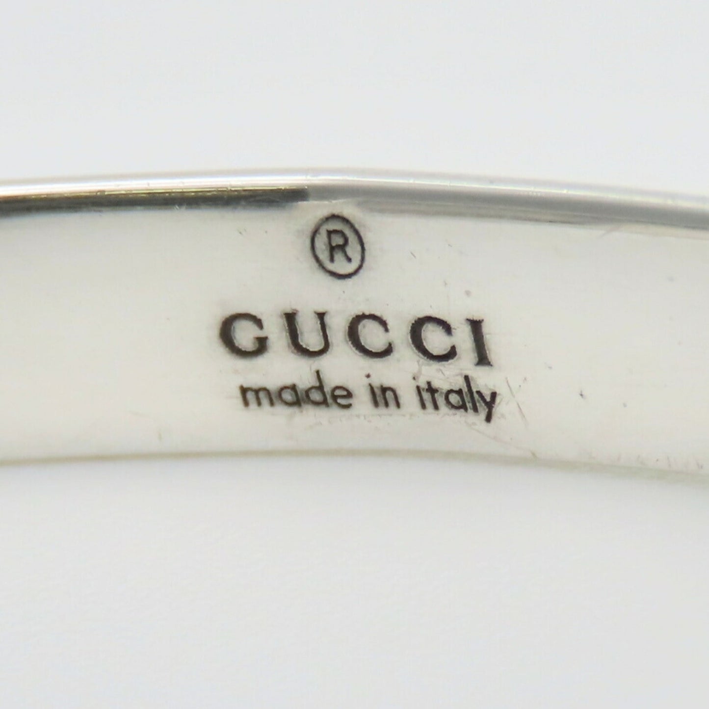 Gucci Blind for Love Bangle, 18, Sterling Silver, Approx. 12.6g, Women's, GUCCI