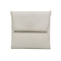 Hermes Bastia Women,Men Epsom Leather Coin Purse/coin Case White