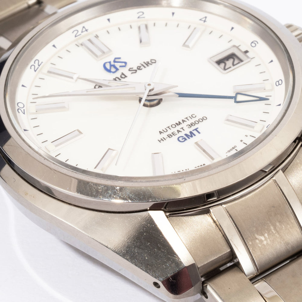 Grand Seiko Heritage Collection Mechanical Hi-Beat Watch SBGJ255 Bright Titanium Silver Men's — Good