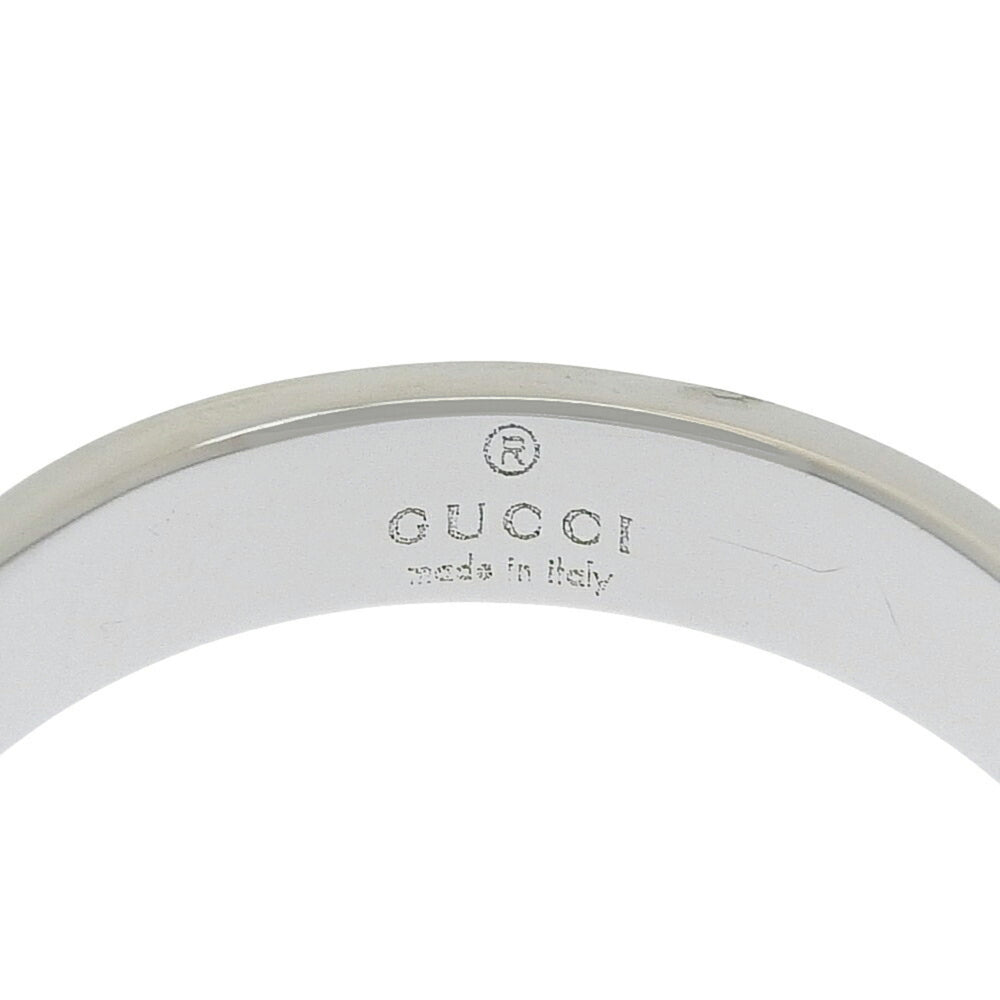 Gucci Interlocking G Icon Ring, 18K White Gold, Approx. 3.4g, Size #13 (approx. US size 12.5) — Like New
