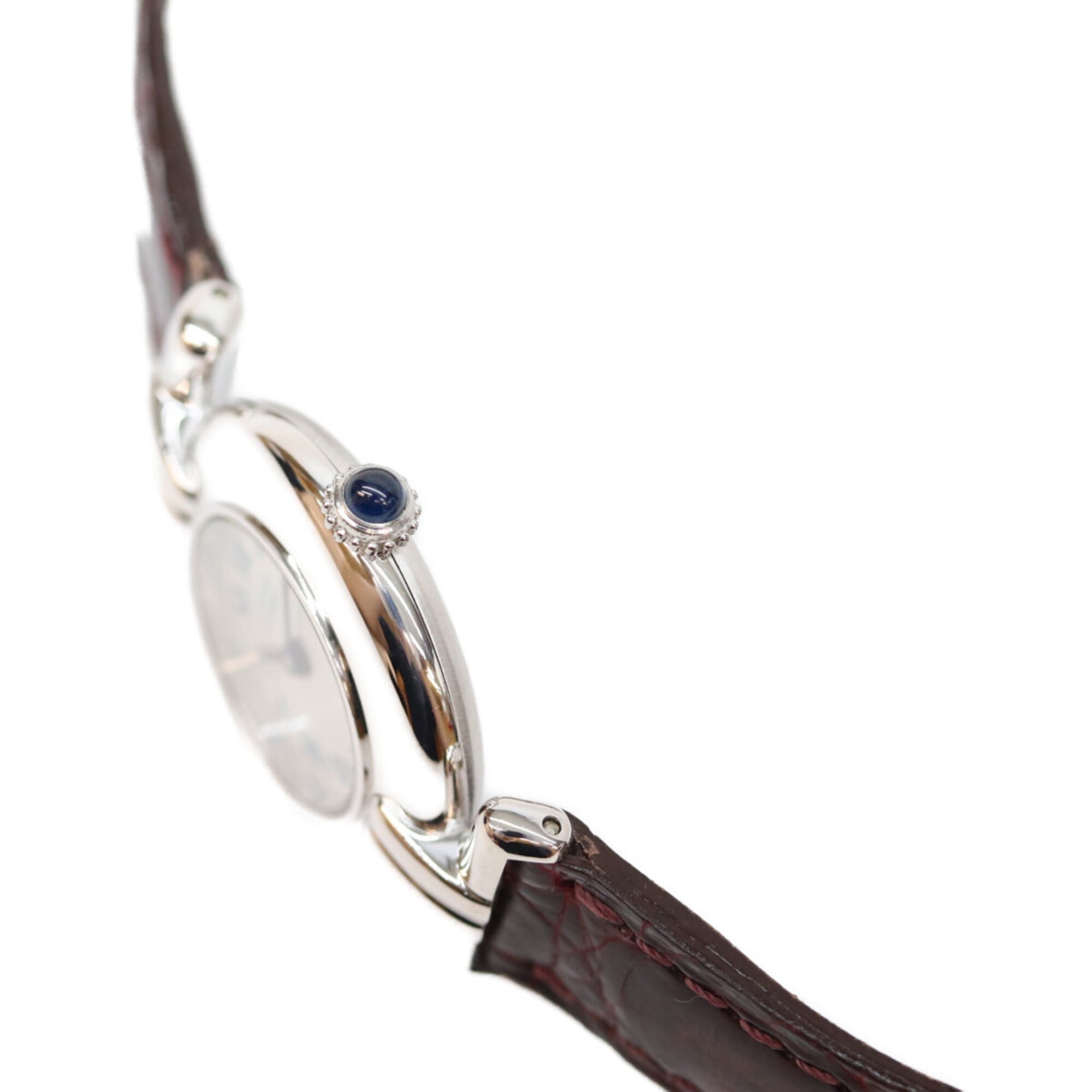 Cartier W1001665 925 Silver Must Colisée SM Quartz Watch, with White Dial, Ladies — Very Good