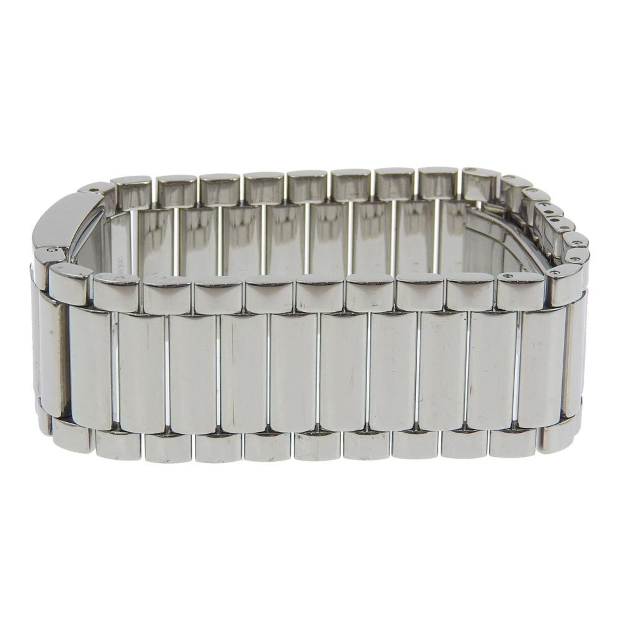 Baume & Mercier Catwalk Watch 12P Diamond MV045219 Stainless Steel Quartz Analog Display White Dial Ladies — Very Good