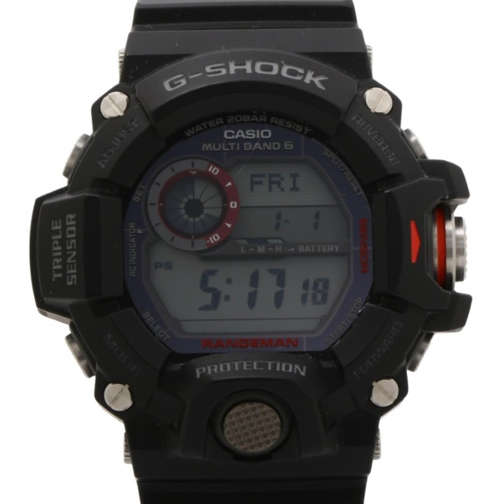 CASIO G-SHOCK MASTER OF G - LAND RANGEMAN GW-9400J-1JF Black Resin Men's Digital Watch — Very Good
