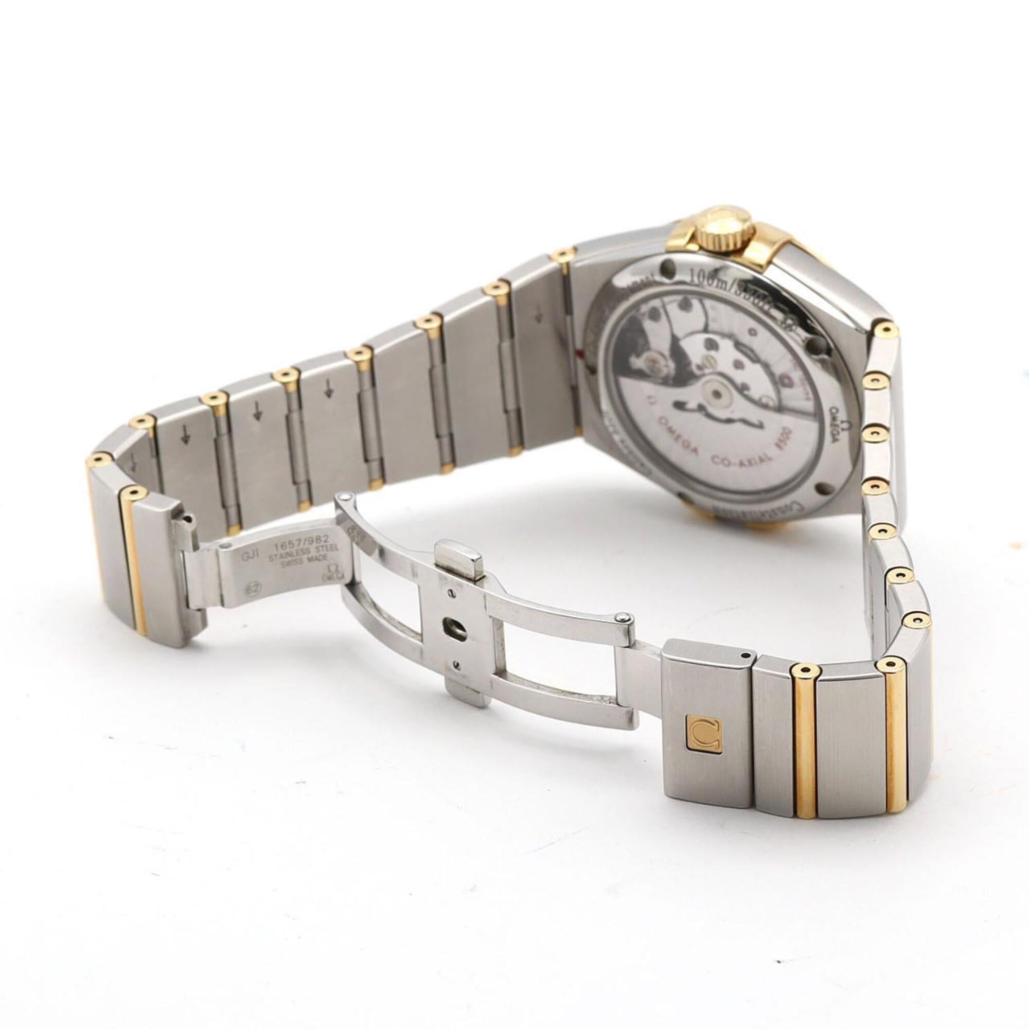 Omega Constellation Co-Axial Chronometer YG Combination 11P 123.20.38.21.58.001 SSxYG Automatic Watch — Good