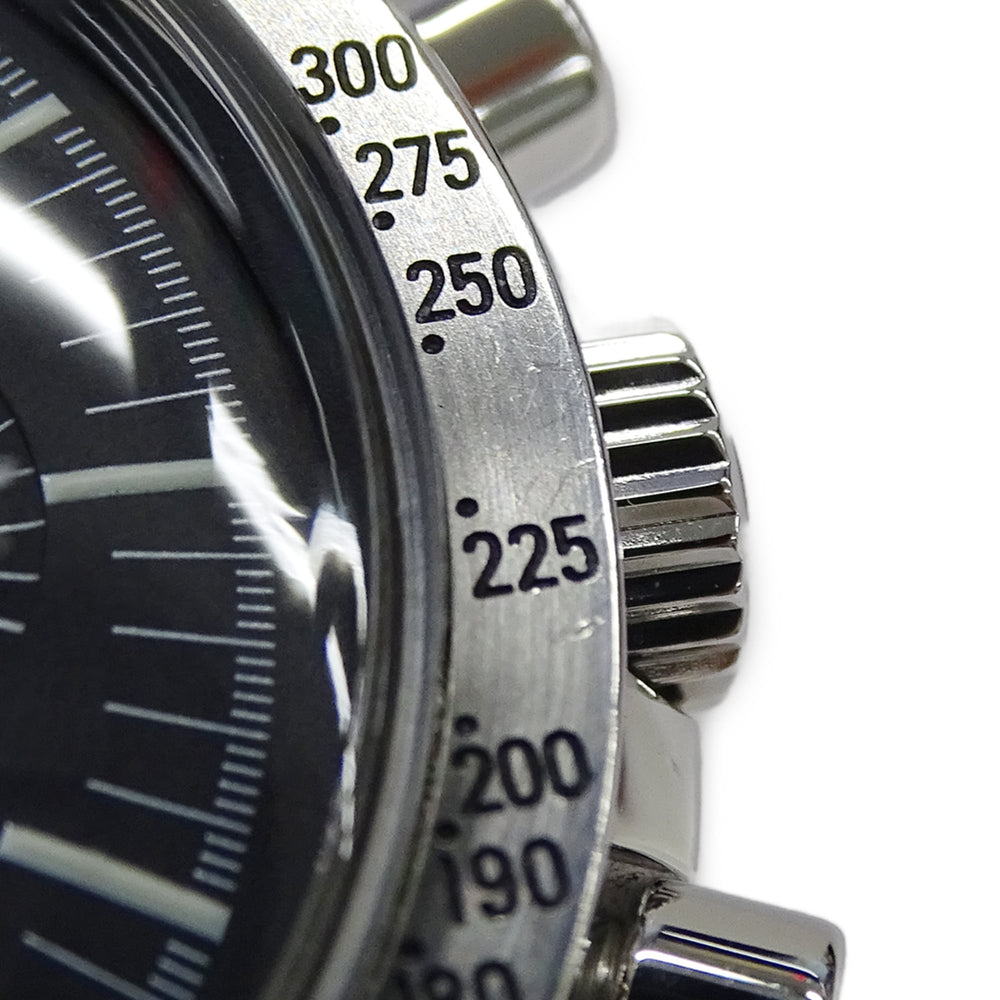 Omega Speedmaster First Replica 3594.50 Men's Watch, Brand Name, Chronograph, Manual Winding, Stainless Steel (SS), Silver, Black — Good