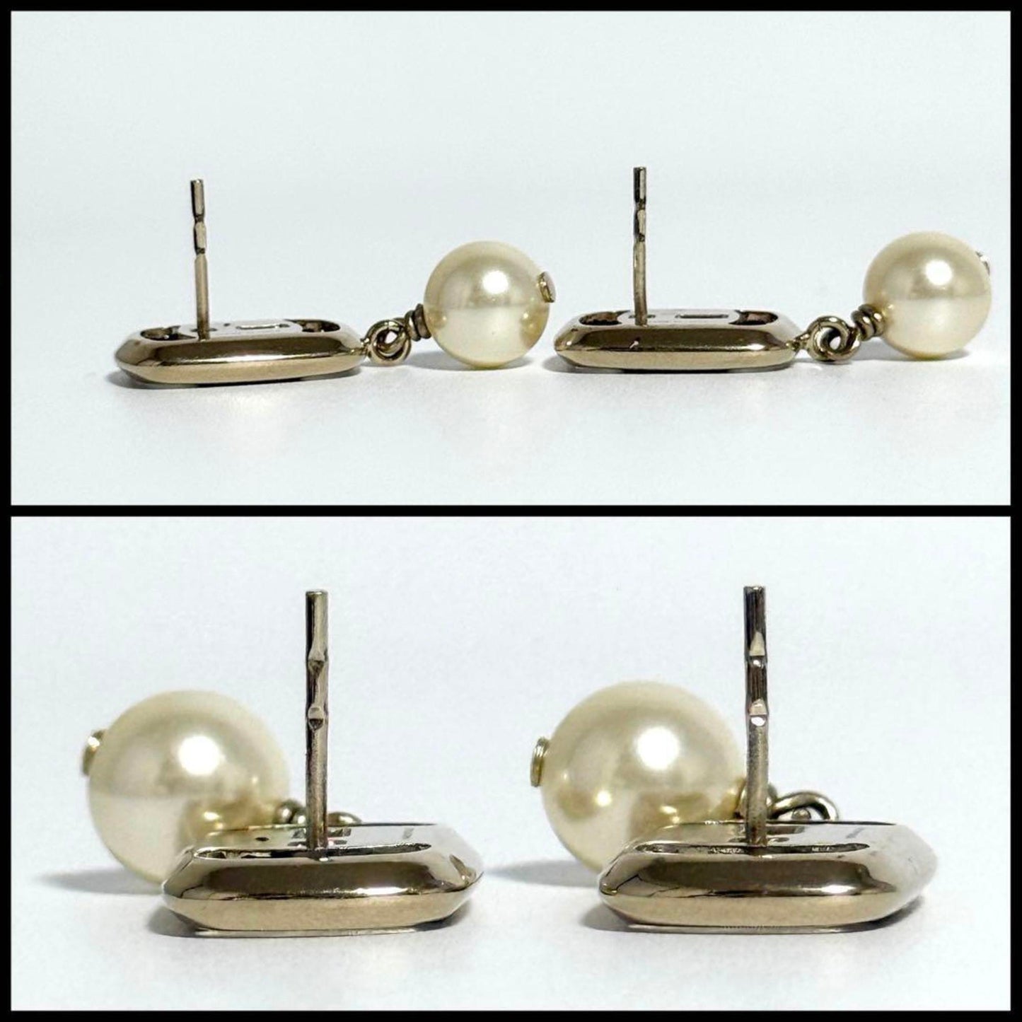 Salvatore Ferragamo Women's Earrings with Faux Pearls