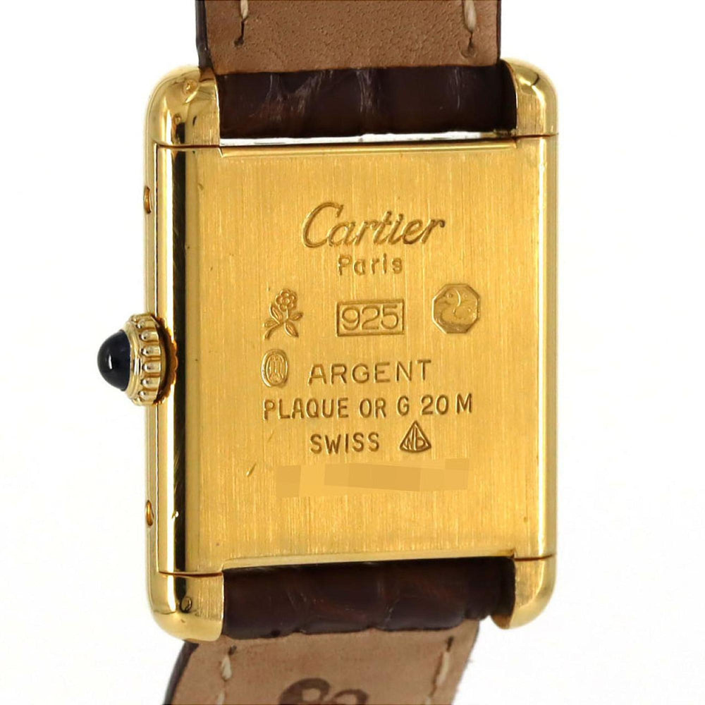 Cartier Must Tank SM GP 82975613 Watch, Manual Winding — Good