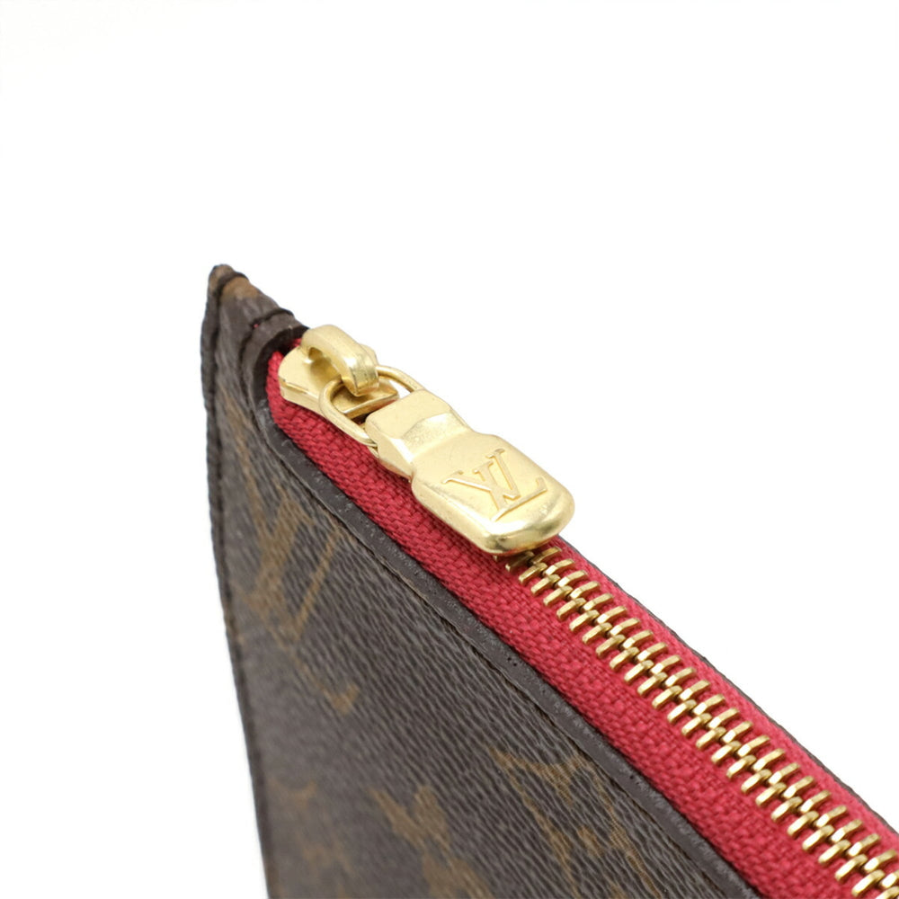 LOUIS VUITTON Monogram Neverfull PM Pouch, Multi-Pouch, Pivoine, M41245 — Like New