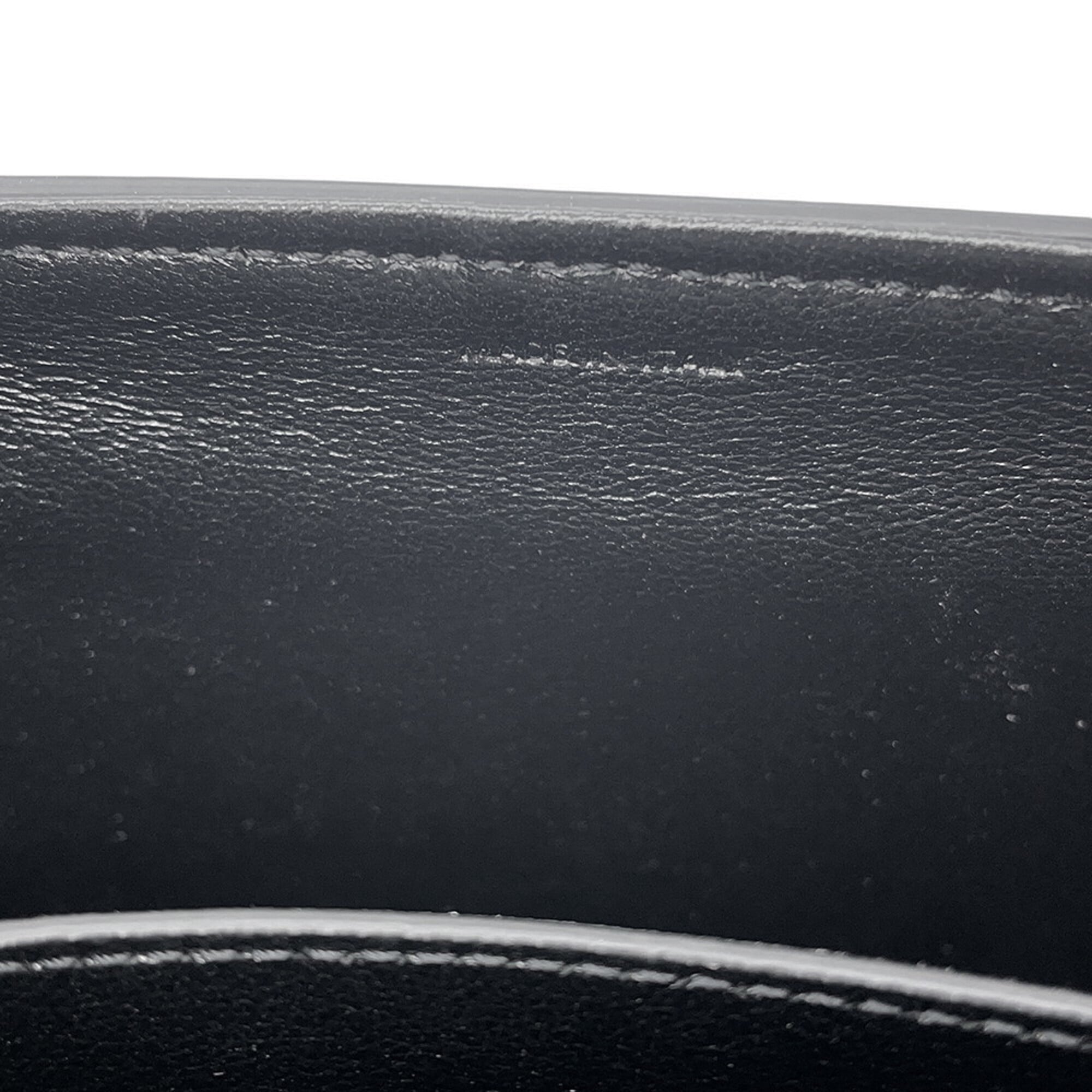 Celine shoulder bag, Maillon Triomphe, calf leather, 193123, black, handbag — Like New