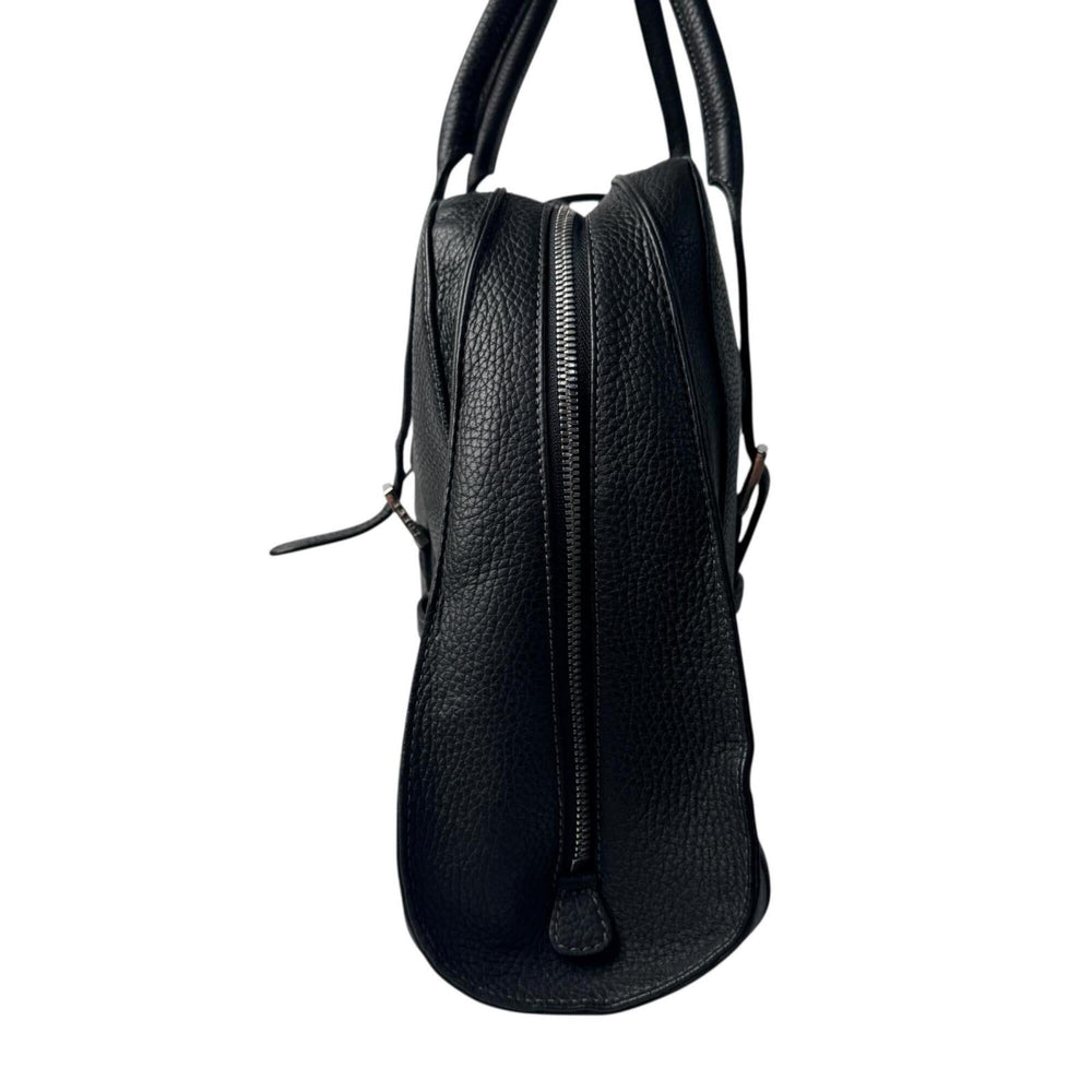 Loewe Senda Large Leather Handbag, Black, Women's — Like New