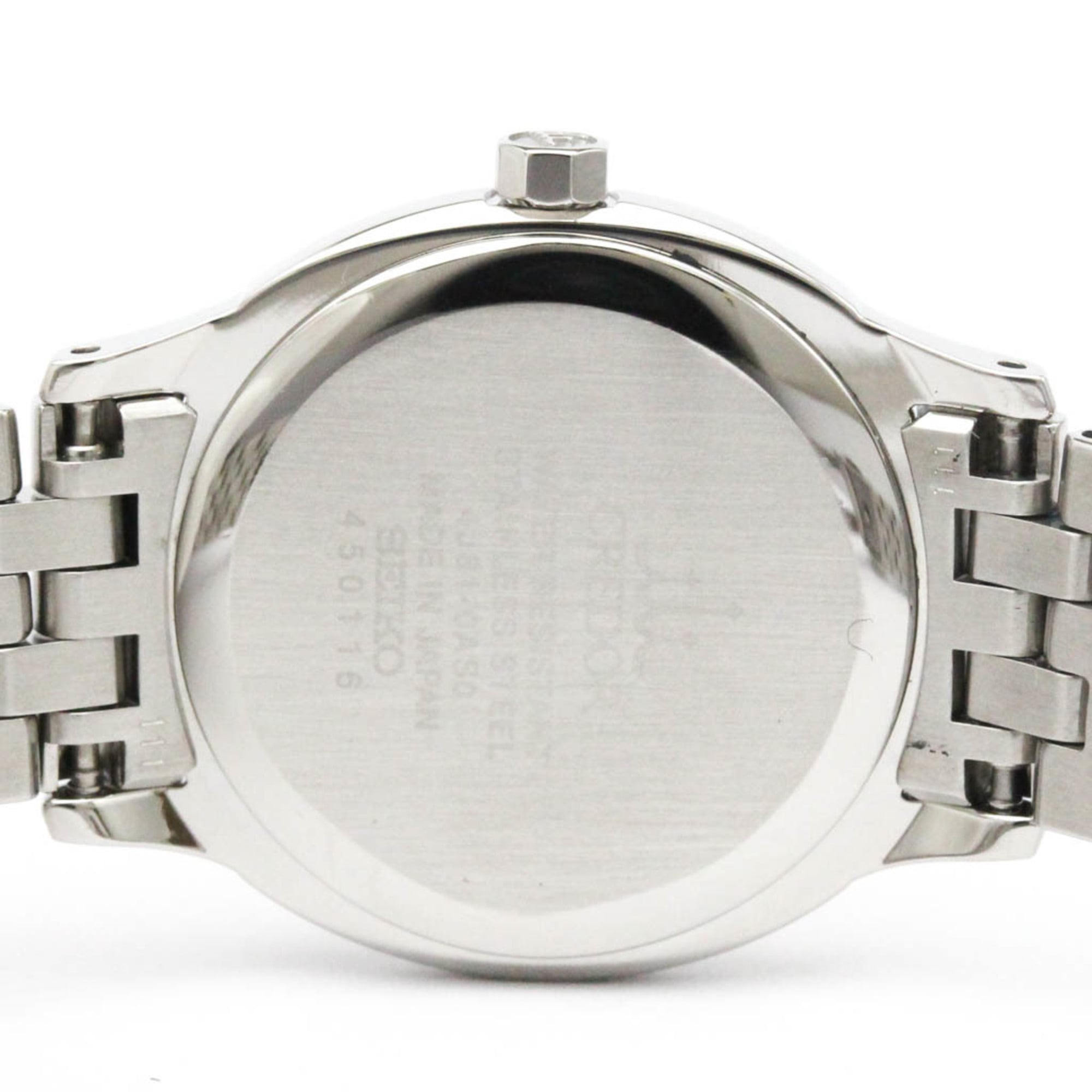 SEIKO Credor Diamond Stainless Steel Quartz Ladies Watch GSAS953(4J81-0AS0) Polished — Very Good