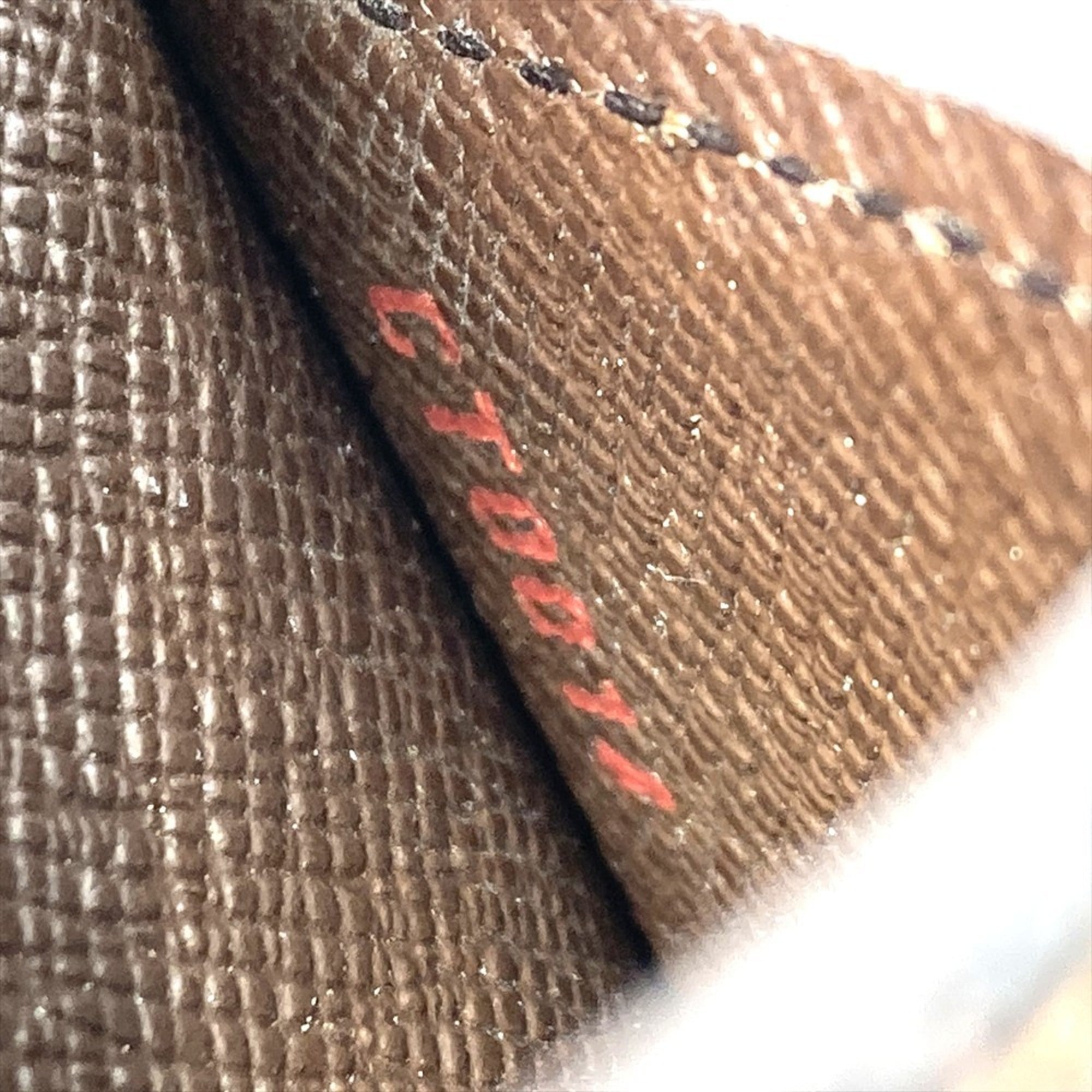 Louis Vuitton Ludlow Tri-fold Wallet, Damier Ebene, N62925, Brown, CT0014