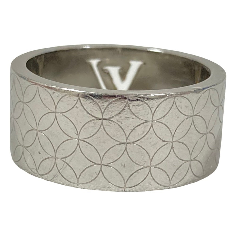 LOUIS VUITTON Louis Vuitton Bague Champs-Élysées Ring M65456 Size L (equivalent) Silver Color Men's — Like New