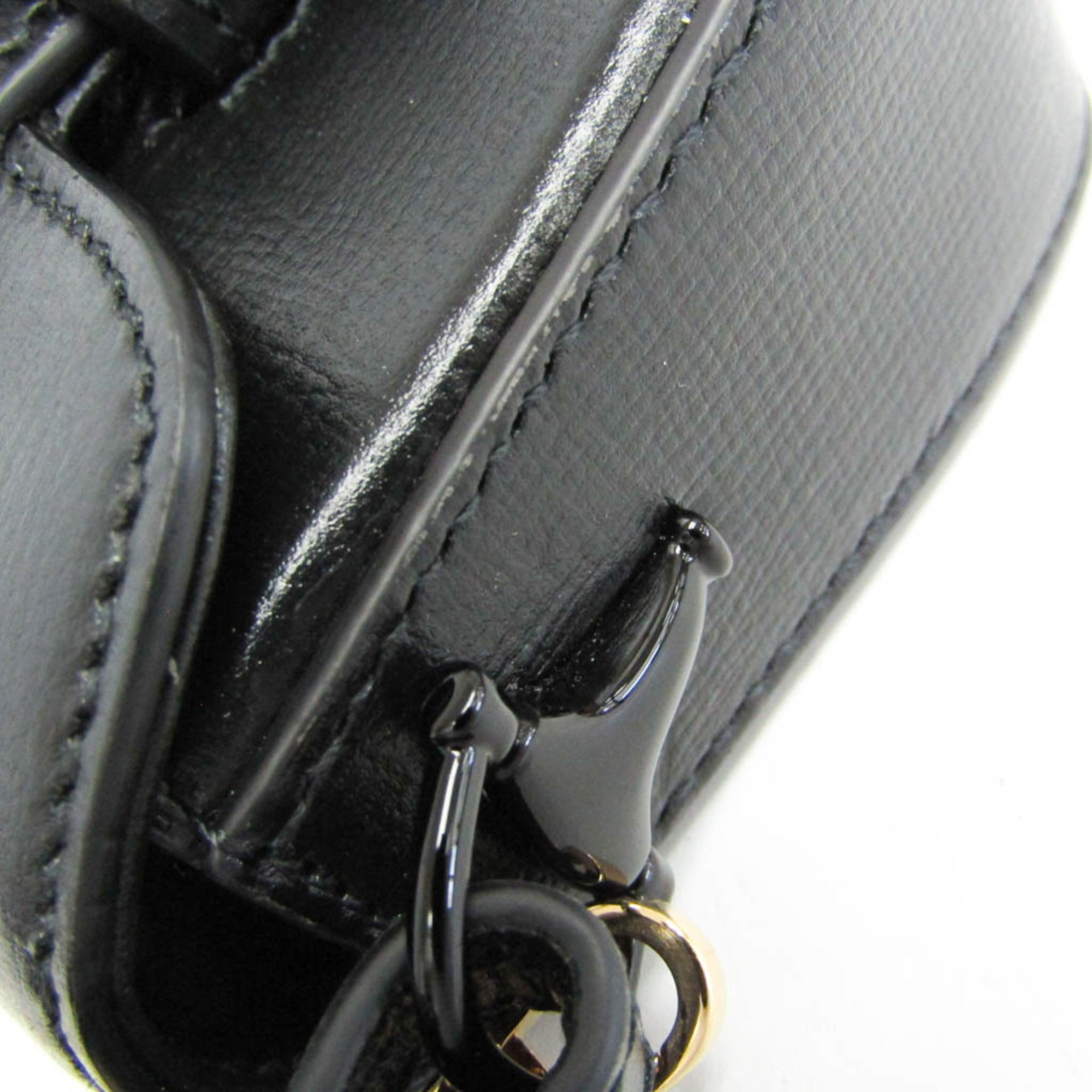 Gucci Horsebit 1955 Mini Bag 726863 Women's Leather Pouch,Shoulder Bag Black — Like New
