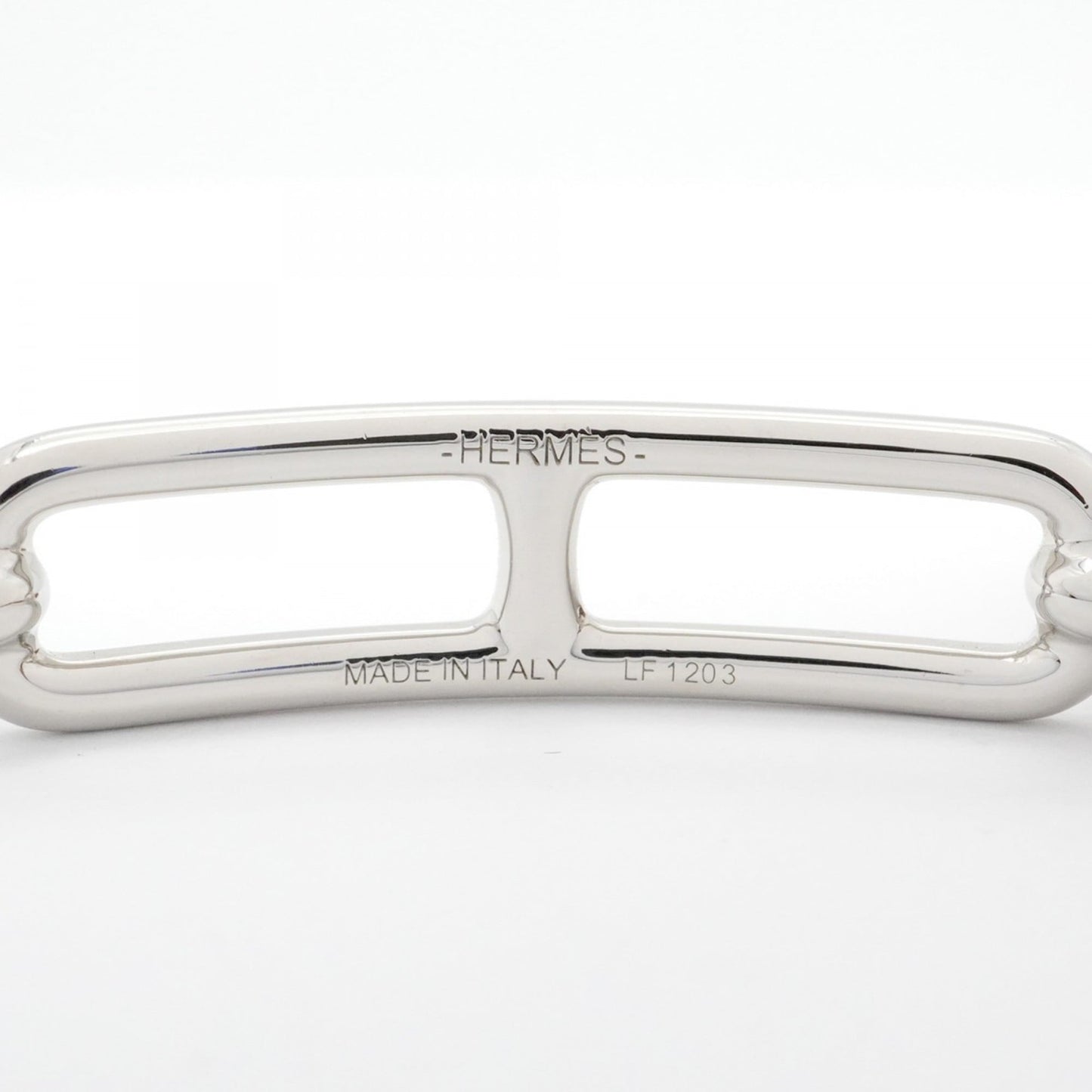 Hermes Hermès Luli Double Tour Bracelet, Metal, Leather, Silver, Brown, Women's, P1859231