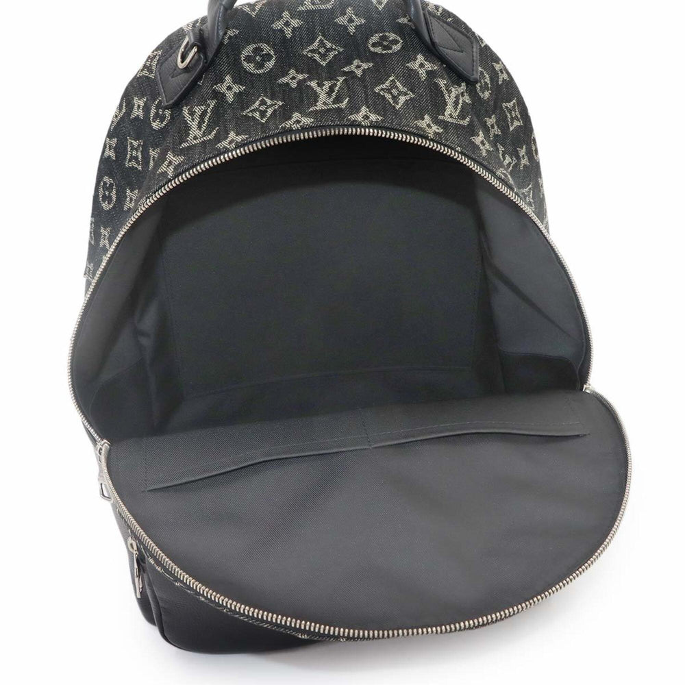 Louis Vuitton LV Squared Multipocket Backpack Monogram Denim Leather Noir M45973 RFID — Like New