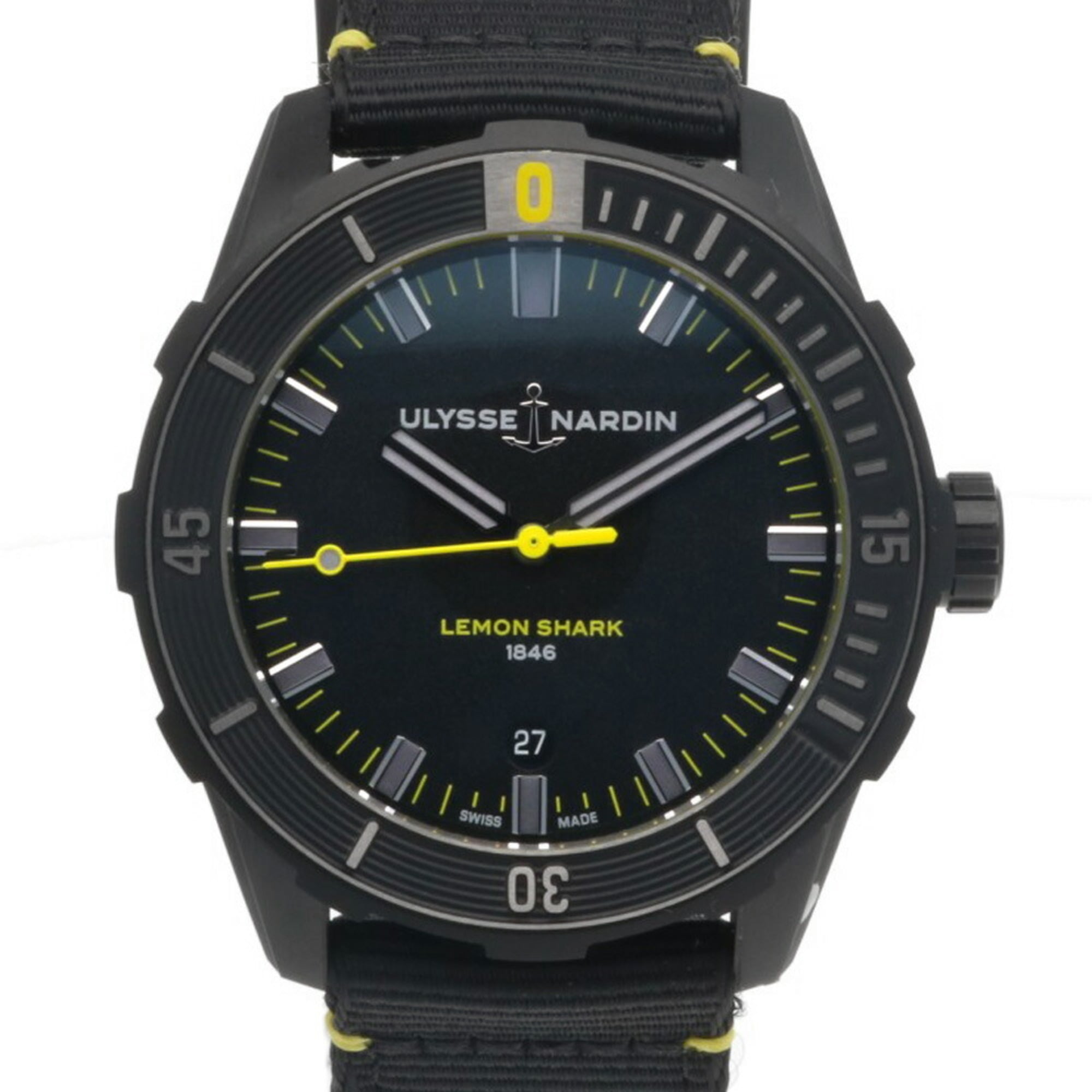 Ulysse Nardin Lemon Shark Watch Stainless Steel 8163-175/92 Automatic Men's Limited to 300 pieces worldwide — Very Good