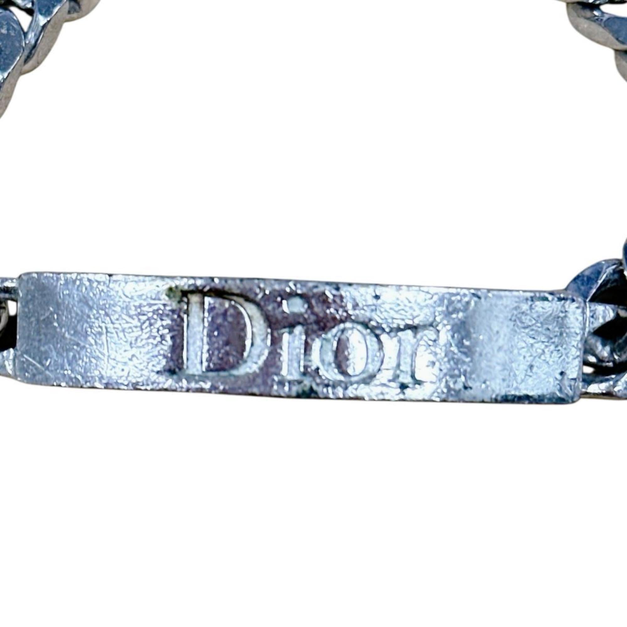Christian Dior bracelet chain silver