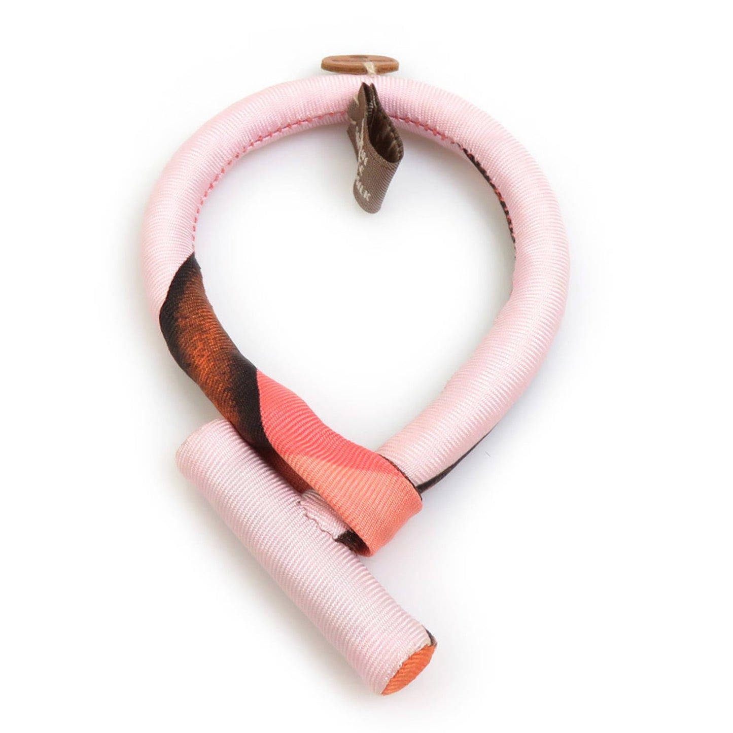 Hermes Hermès Petit H Silk Bracelet in Pink Multicolor for Women (e60761a)