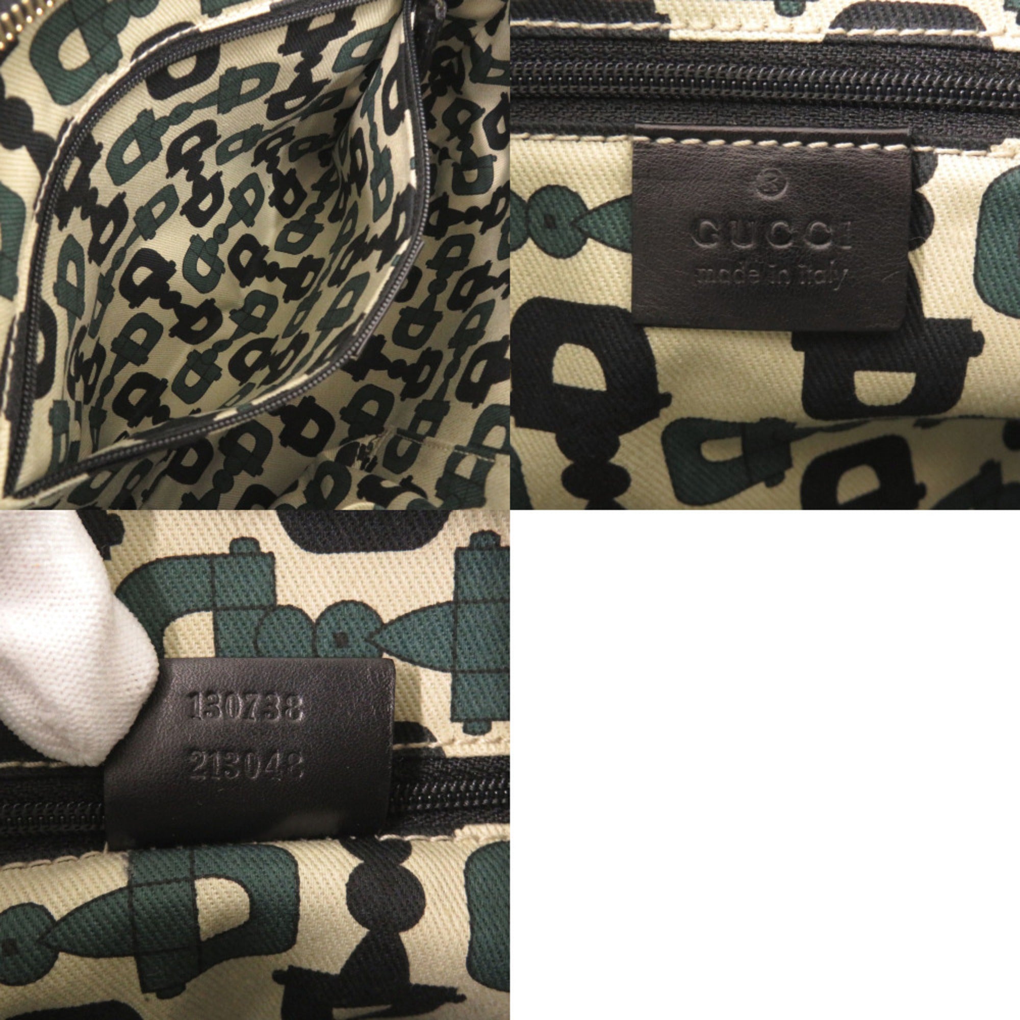 Like new Gucci Abbey Guccissima 13078 one-shoulder bag in black leather. 0282 GUCCI — Like New