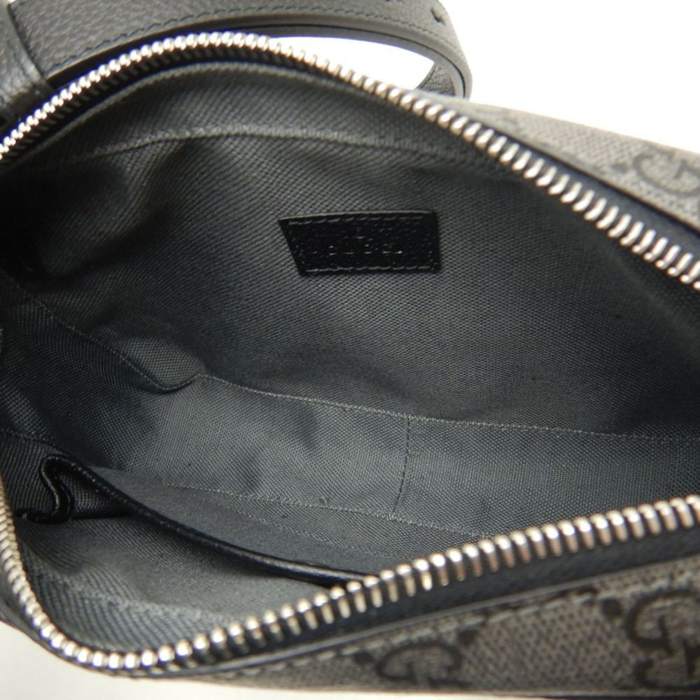 GUCCI Shoulder Bag 768391 GG Supreme Canvas Black 252514 — Like New