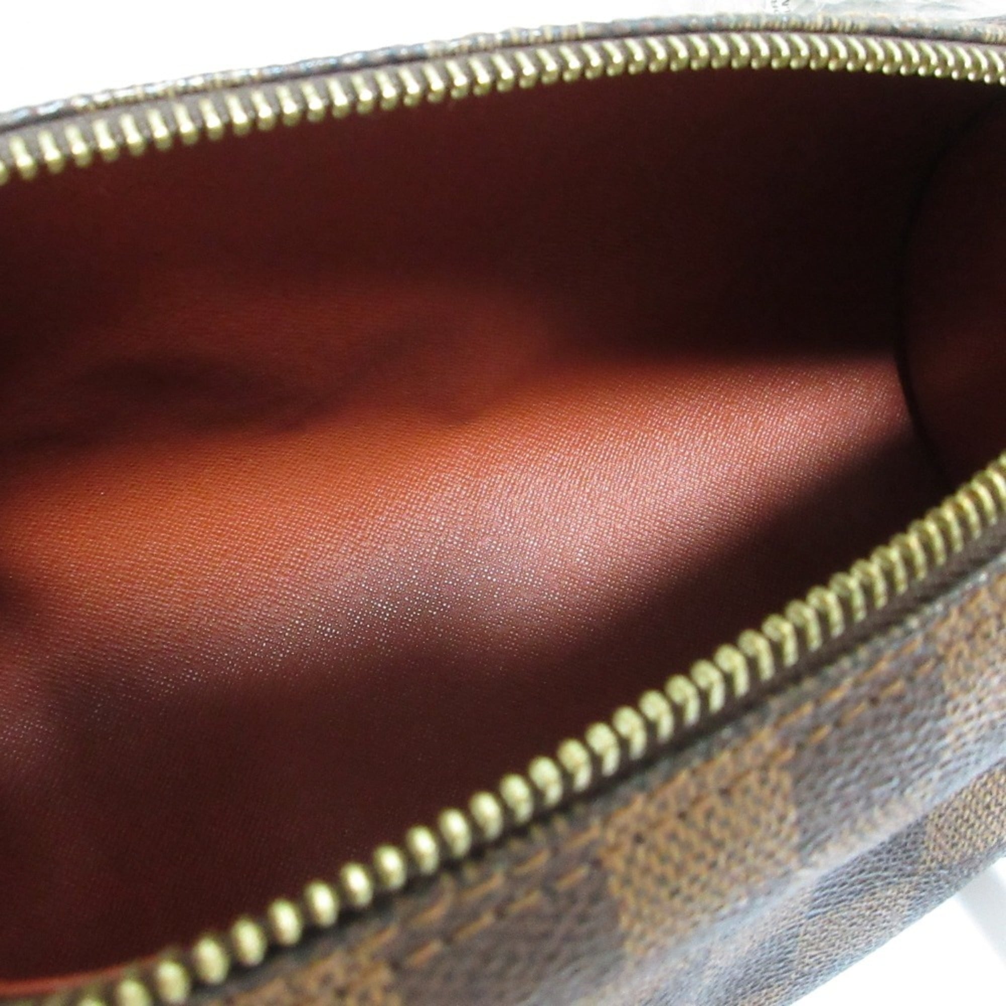 LOUIS VUITTON Louis Vuitton Damier Ebene Papillon PM Handbag N51304 Brown Women's — Like New