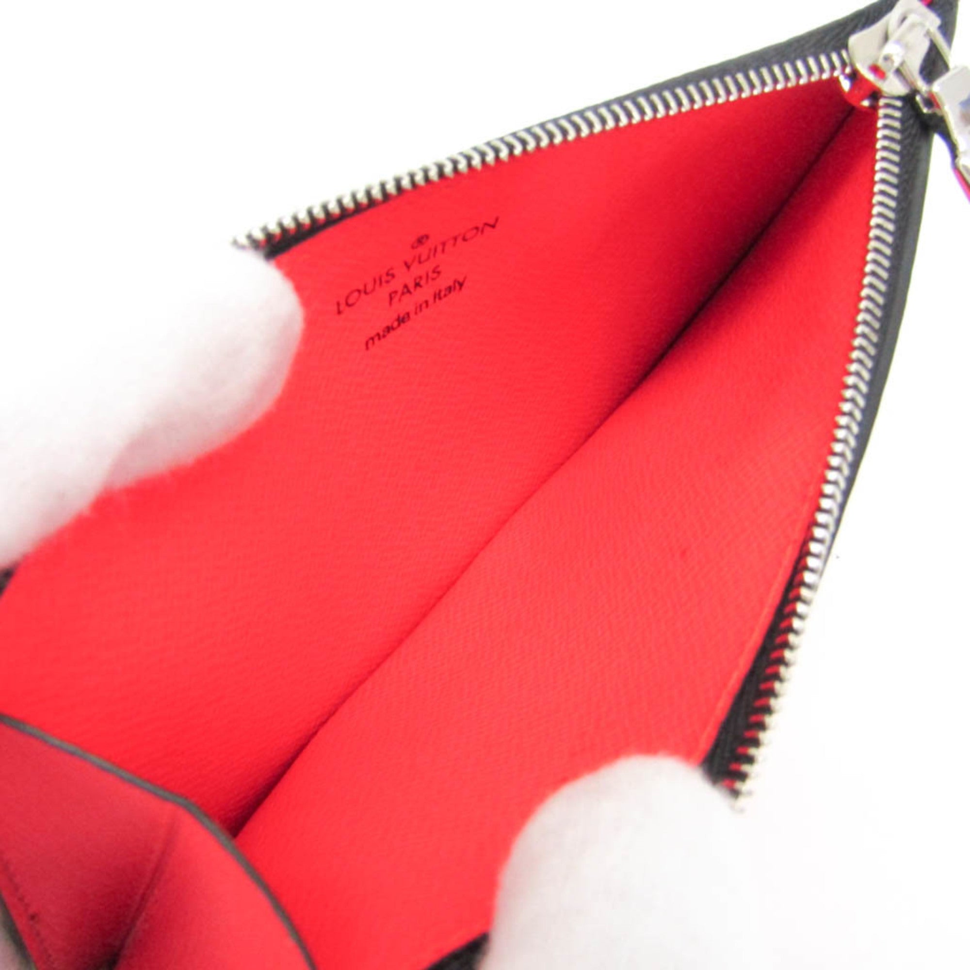 Louis Vuitton Taigarama Coin Card Holder M30829 Women,Men Taigarama Coin Purse/coin Case Red Color