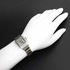 Cartier Santos Galbee SM W20066D6 Women's Watch Asia Limited Edition Gray Automatic — Like New