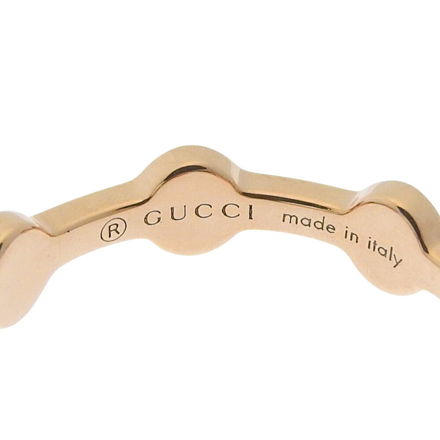 Gucci GG Ring, Size 12.5, 18K Pink Gold, Approx. 2.3g, Women's, I170325004