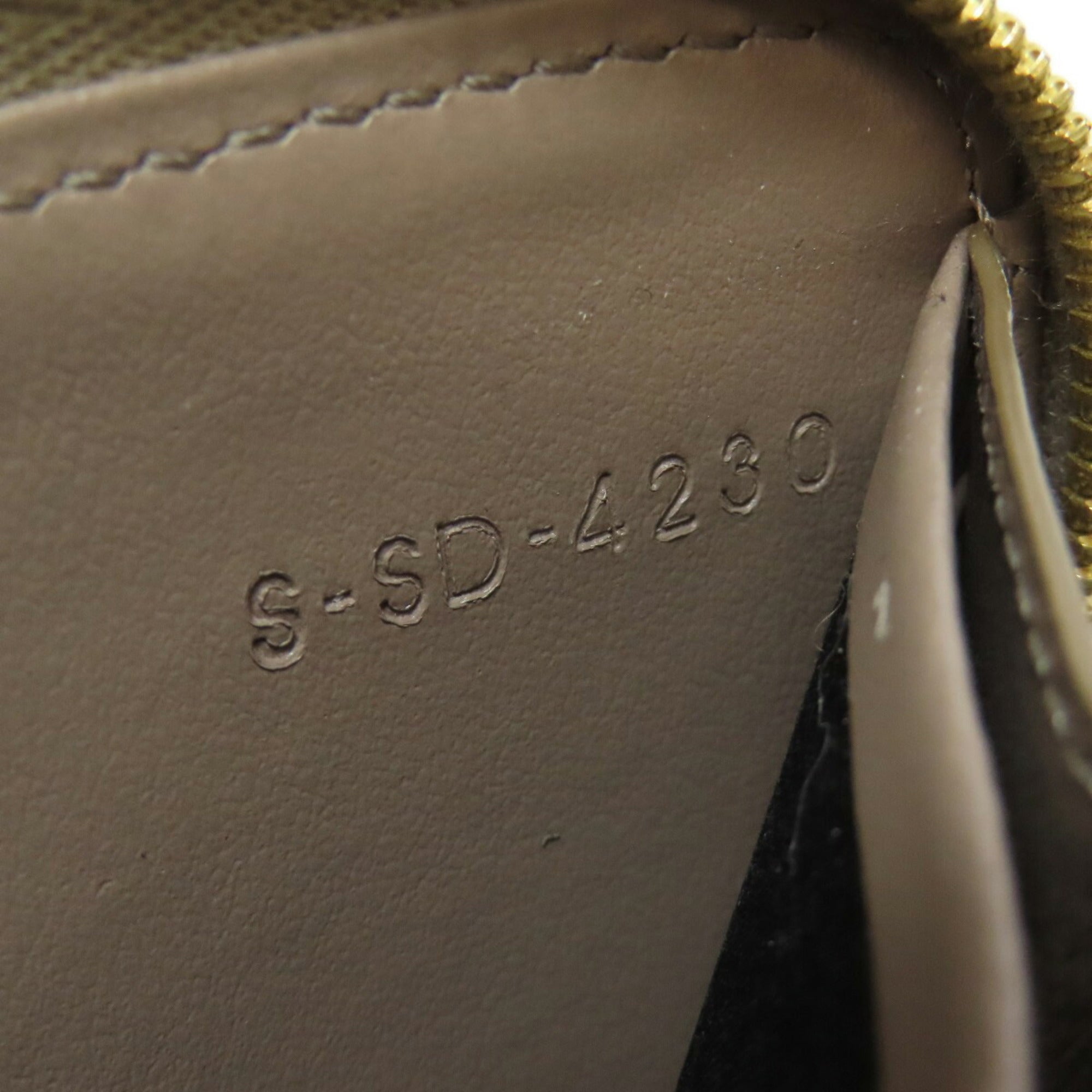 Celine Wallet/Coin Case Leather Women's