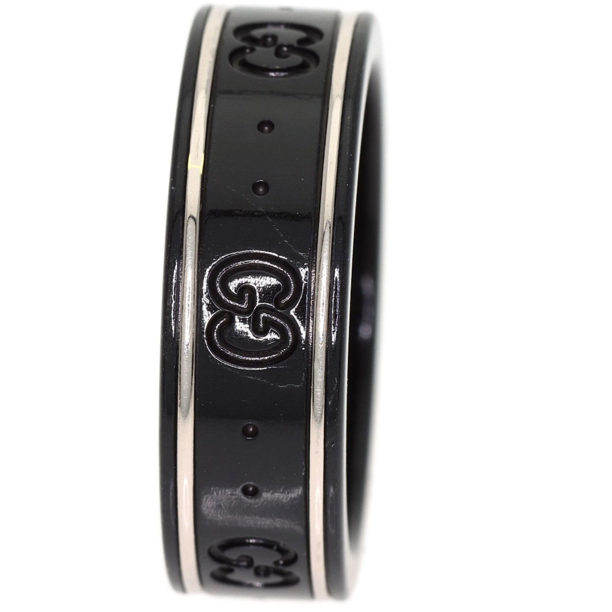 Gucci Icon Corundum #19 Ring, 18K White Gold, Women's GUCCI — Like New
