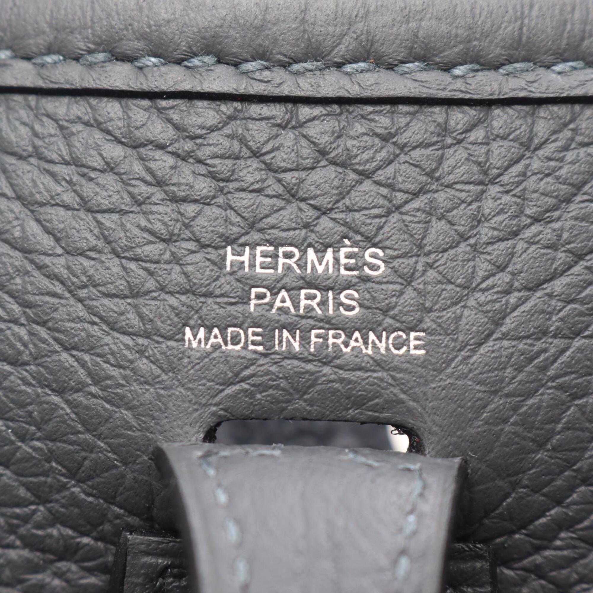 Hermes Evelyne Amazon TPM Gris Misty Shoulder Bag/Handbag, Taurillon Clemence Leather, Women's, Gray — New - Store Return