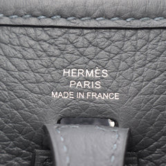 Hermes Evelyne Amazon TPM Gris Misty Shoulder Bag/Handbag, Taurillon Clemence Leather, Women's, Gray — New - Store Return