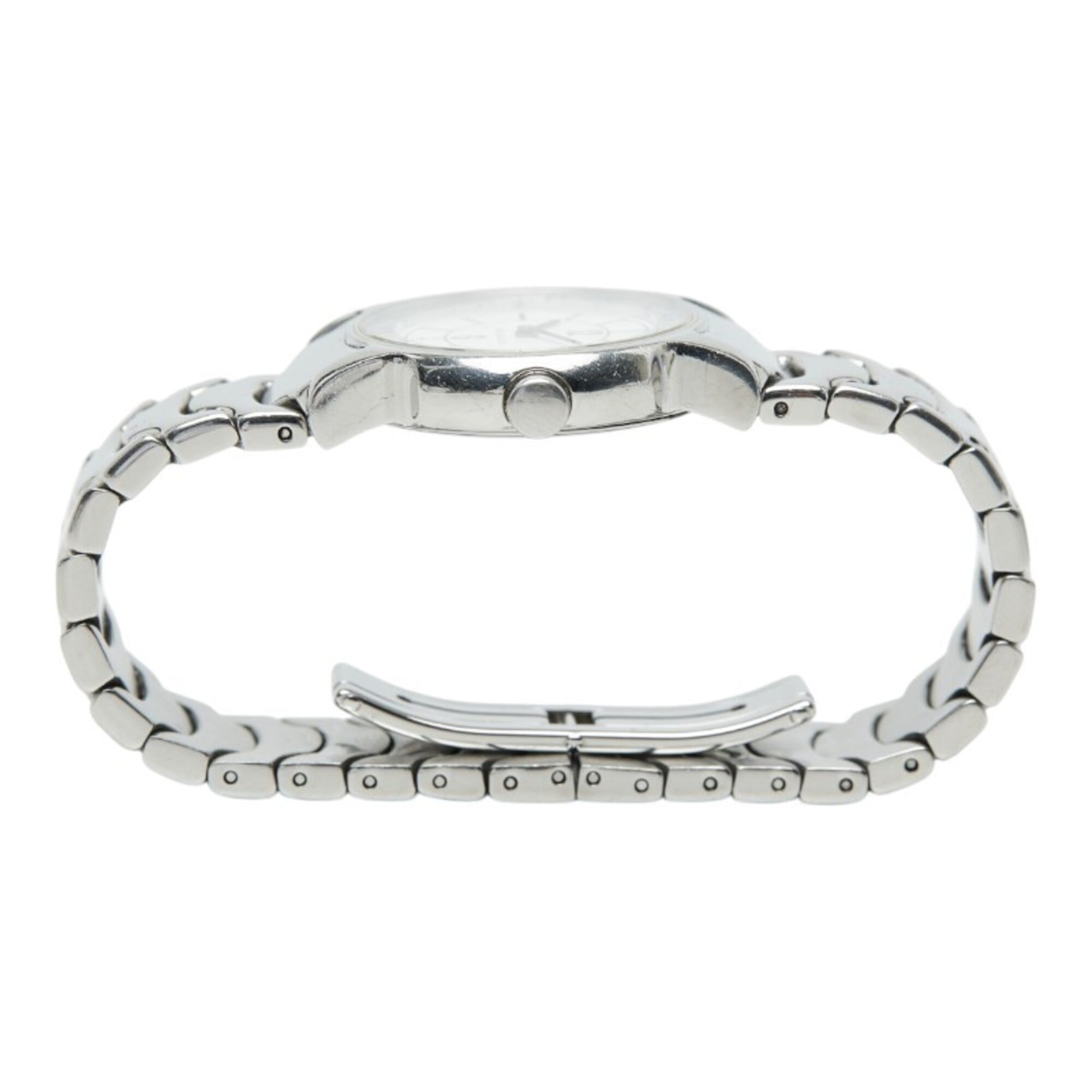 Bulgari Solotempo ST29S Quartz Watch, White Dial, Stainless Steel, Women's, BVLGARI — Good