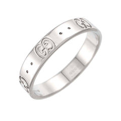 Gucci Icon Ring #18, 18K WG (White Gold 750) — Like New