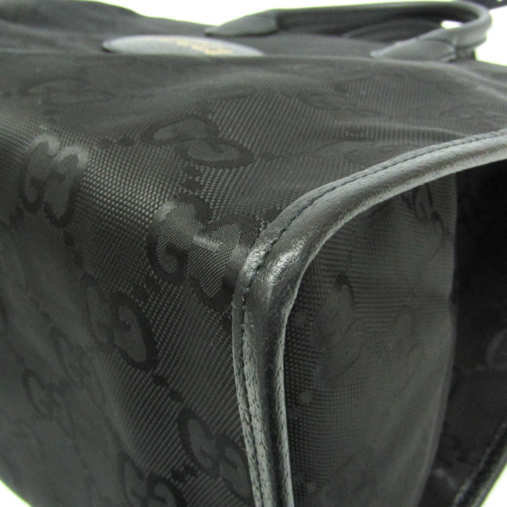 Gucci Off The Grid GG 630353 Men,Women Nylon Canvas,Leather Handbag,Shoulder Bag Black — Like New