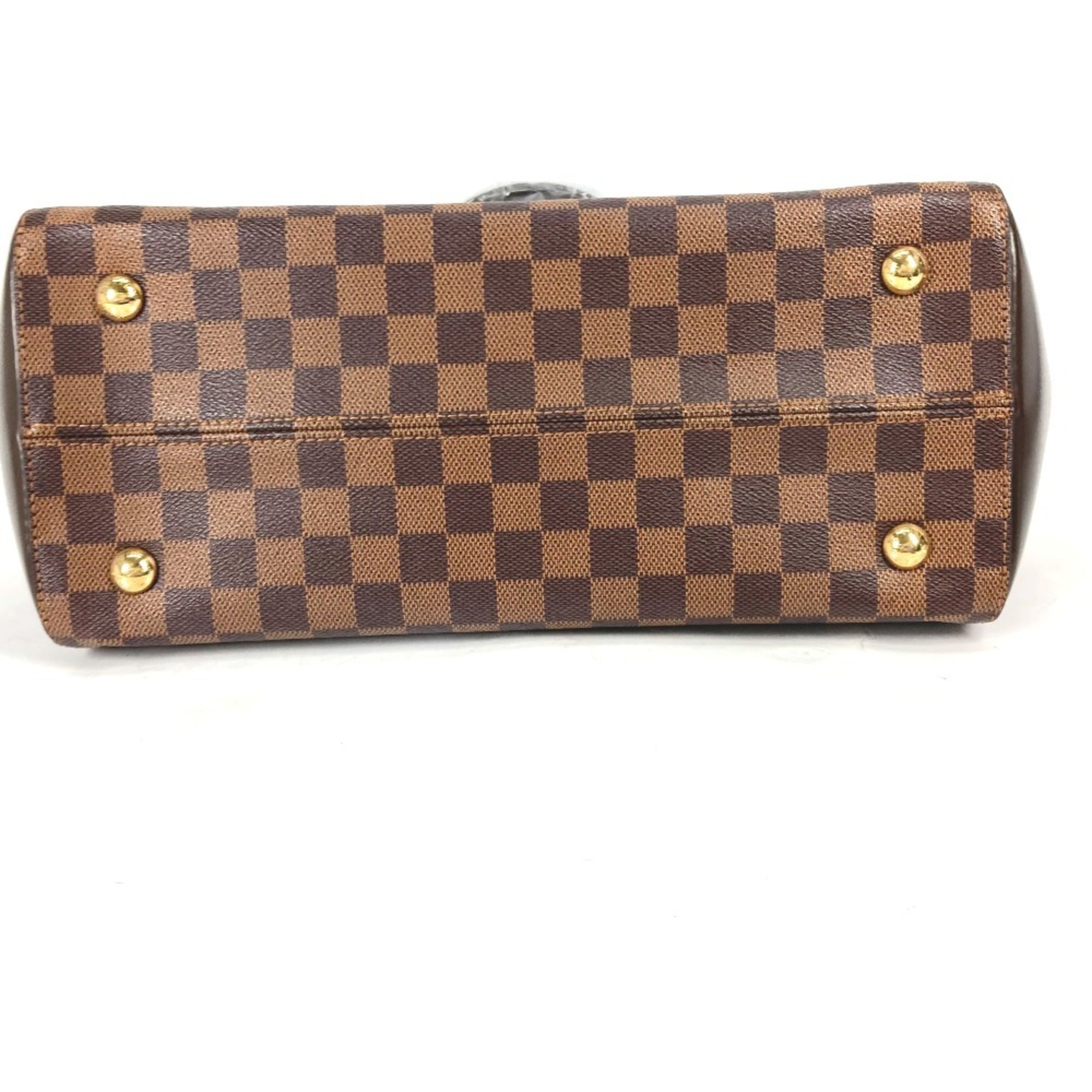 LOUIS VUITTON N41150 Damier Rivoli MM Shoulder Bag Tote Handbag Canvas Women's Ebene Brown — Like New