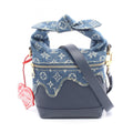 Louis Vuitton LOUIS VUITTON x NIGO Japanese Cruiser Handbag, denim, Taurillon leather, Monogram Denim, men's, navy, M45970