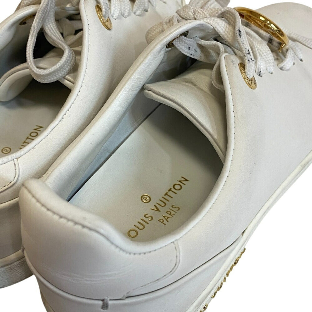 LOUIS VUITTON 23 Louis Vuitton Front Row Line Sneakers White Women's
