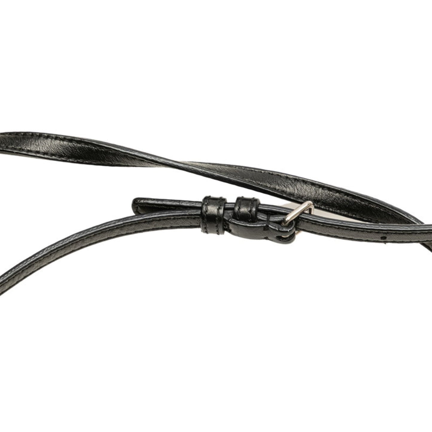 Saint Laurent Lulu Bowling Chain Shoulder Bag 457588 Black Leather Women's SAINT LAURENT