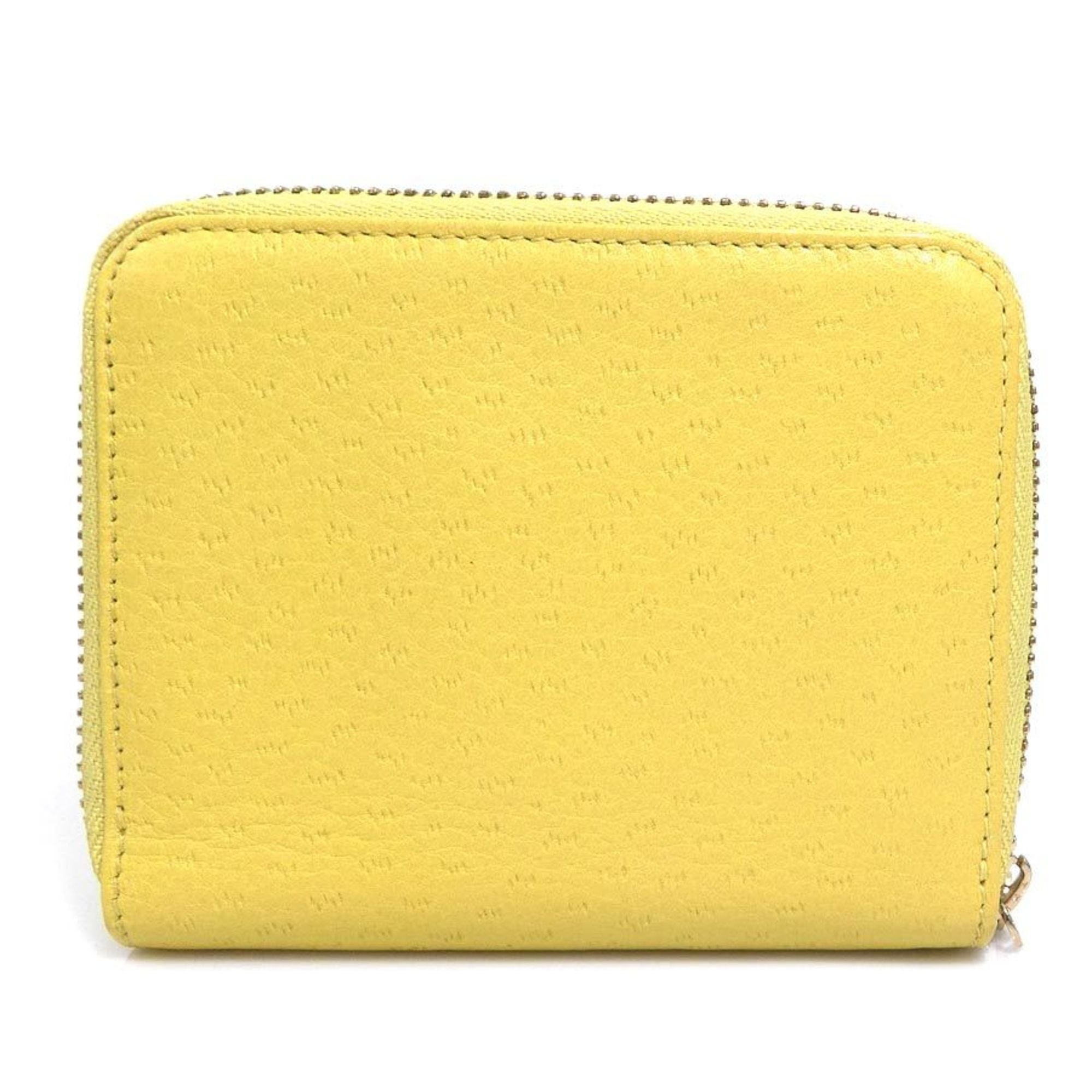 Salvatore Ferragamo Gancini Leather Bi-fold Wallet in Mustard Yellow for Women (h31855a)