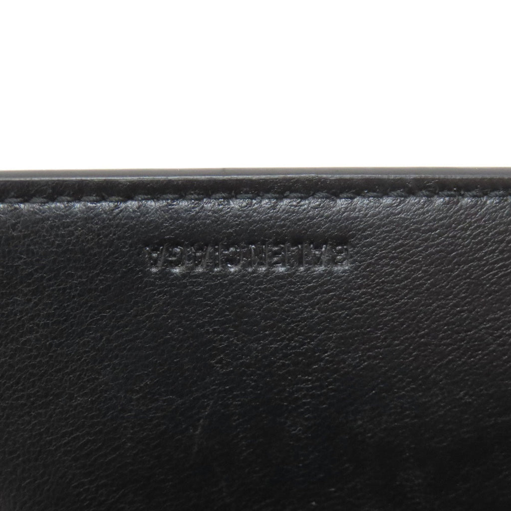 Balenciaga Compact Wallet Logo Bifold Leather Women's BALENCIAGA