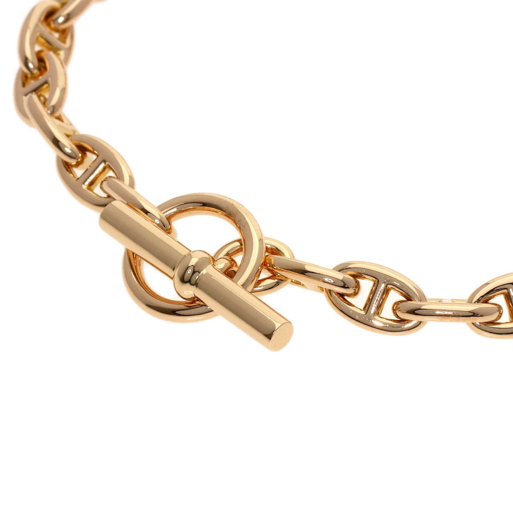 Hermes Chaine d'Ancre TPM 26-link bracelet, 18K pink gold, women's — Like New