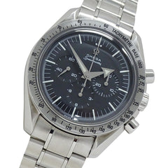 Omega Speedmaster First Replica 3594.50 Men's Watch, Brand Name, Chronograph, Manual Winding, Stainless Steel (SS), Silver, Black — Good