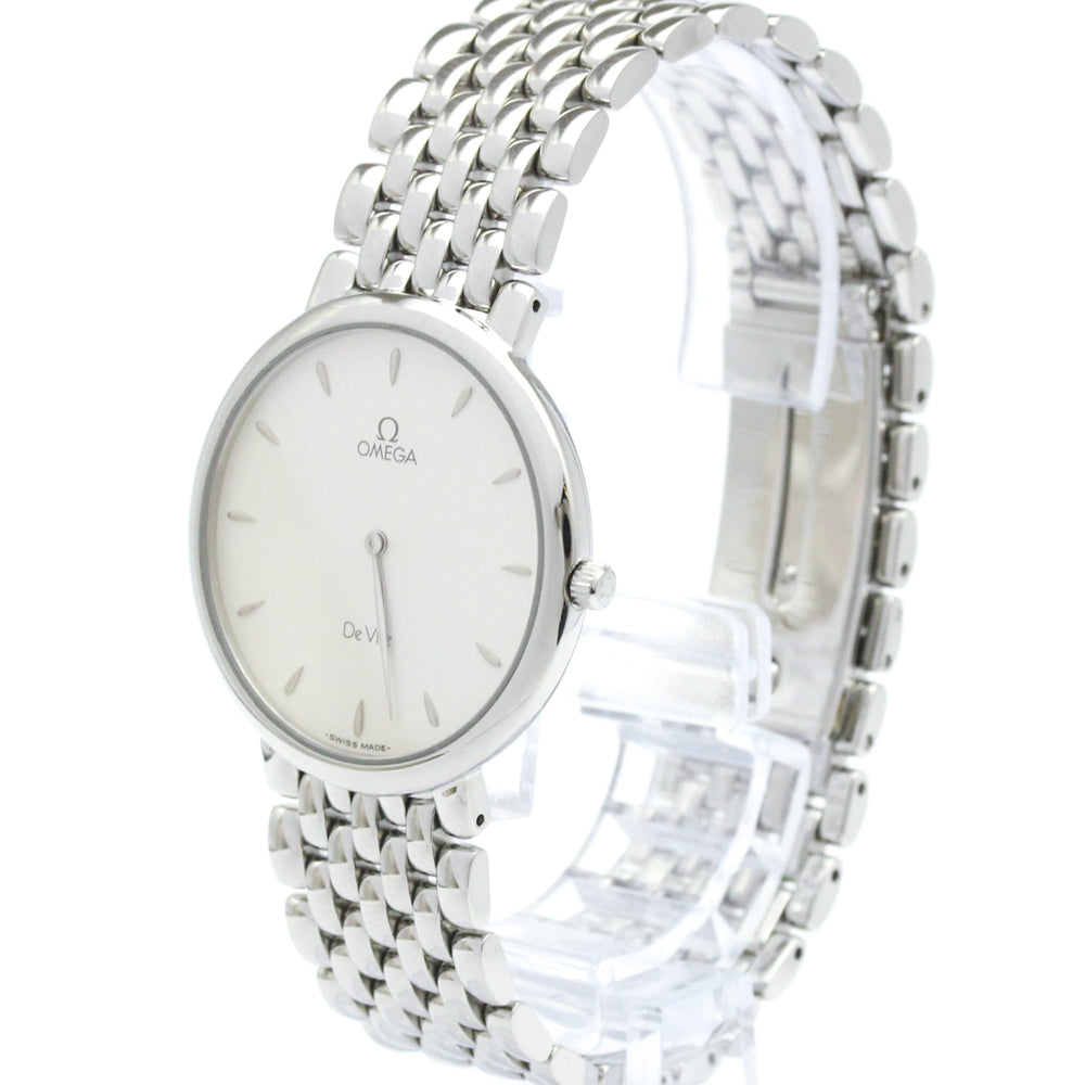 OMEGA De Ville Stainless Steel Quartz Mens Watch 7500.31 — Very Good