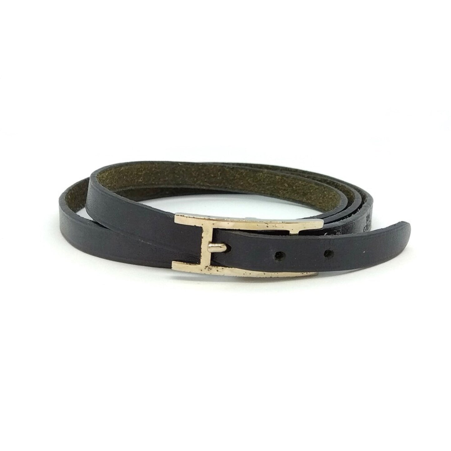Hermes Hermès Api 3 Long Bracelet in Black Leather