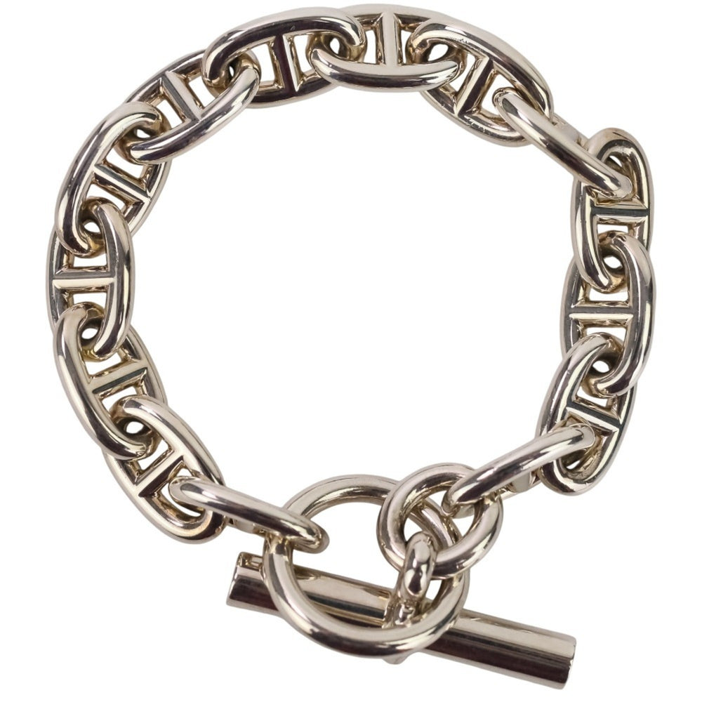 HERMES Chaine d'Ancre MM 14-link bracelet, sterling silver 925, women's — Like New
