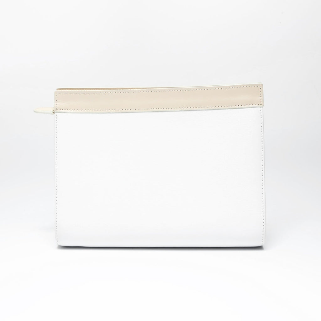 LOEWE Leather Pouch White