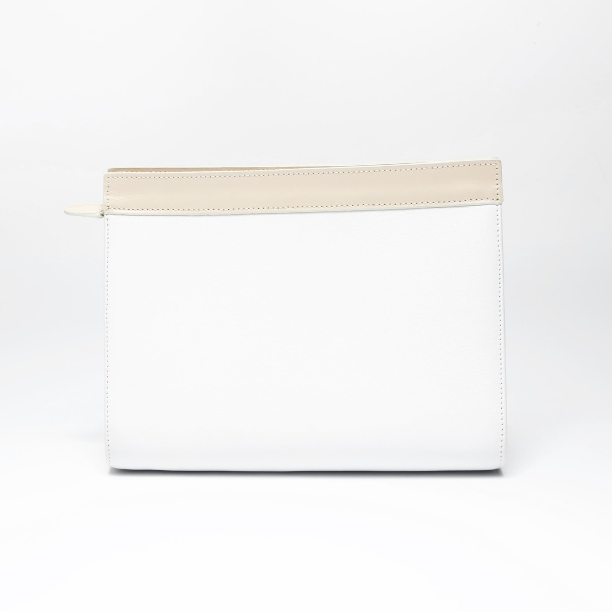 LOEWE Leather Pouch White