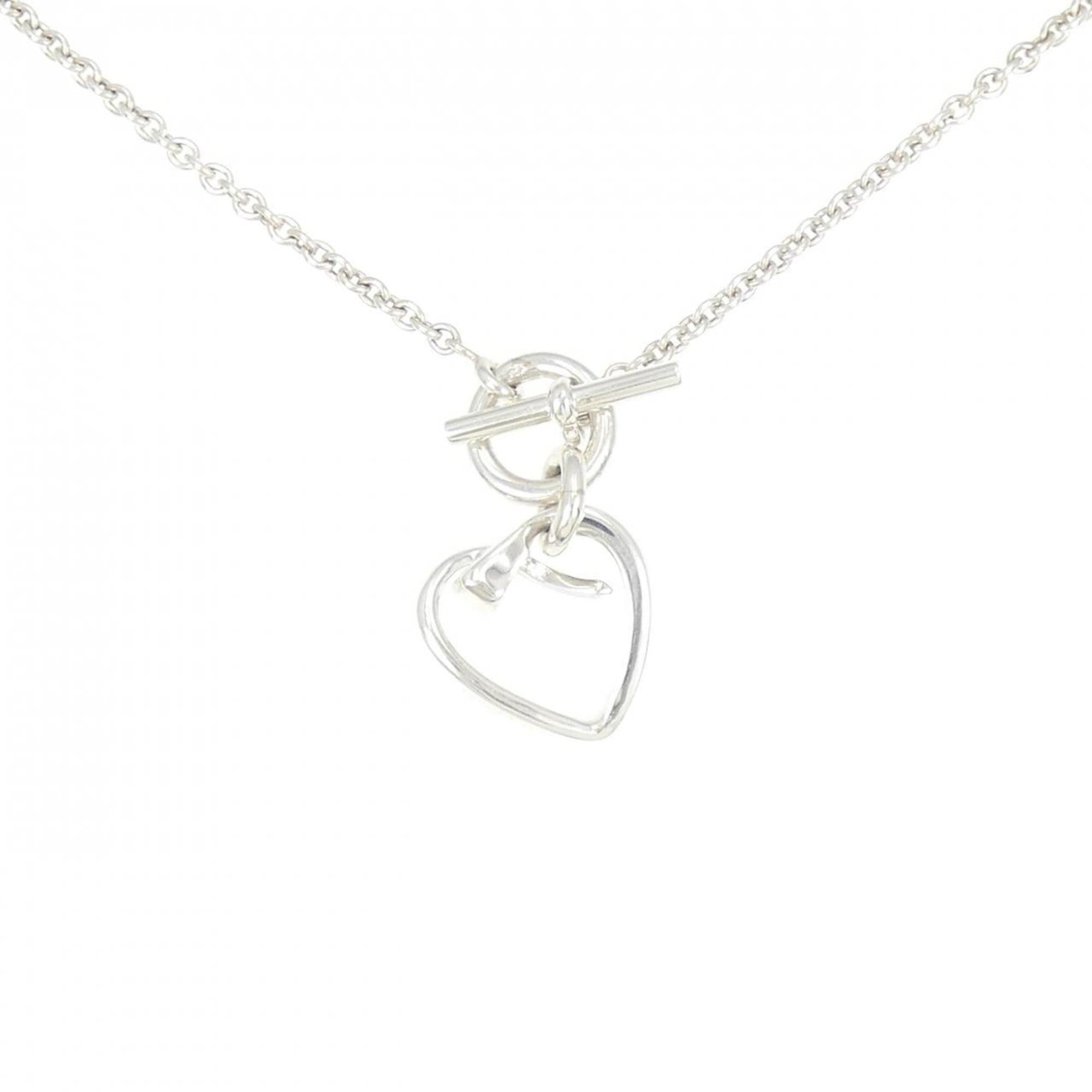 Hermes 925 heart necklace — Like New